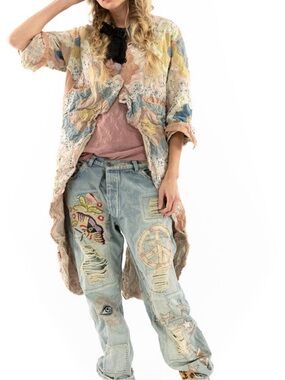 Magnolia Pearl Quiltwork Emmett Jacket 562, Little Lamb, OS